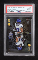 Puka Nacua 2023 Wild Card 5 Card Draw Stacked Decked King of Spades Black Rainbow Foil #DKPN #1/1 RC (PSA 8) at PristineAuction.com