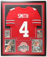 Jeremiah Smith Signed Ohio State Buckeyes Custom Framed Jersey Display (JSA) at PristineAuction.com