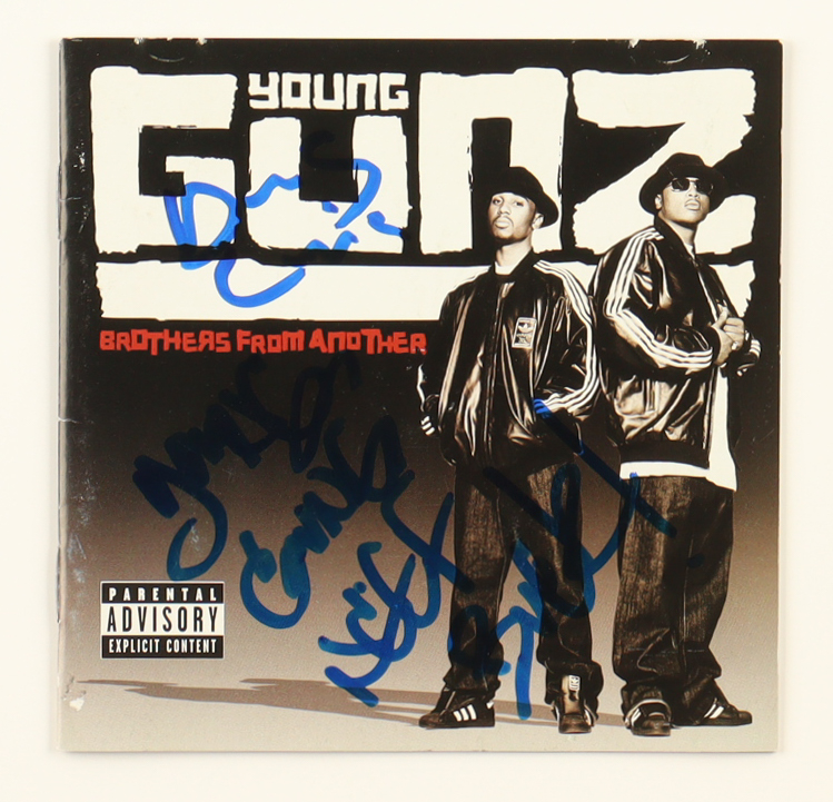 Neef Buck & Young Chris Signed Yung Gunz "Brothers from Another" CD Album Insert (Beckett) at PristineAuction.com Neef Buck & Young Chris Signed Yung Gunz "Brothers from Another" CD Album Insert (Beckett) at PristineAuction.com
