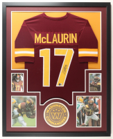 Terry McLaurin Signed Commanders Custom Framed Jersey Display (Beckett) at PristineAuction.com