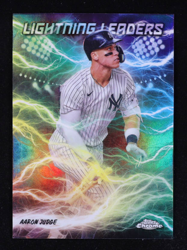 Aaron Judge 2025 Topps Chrome Lightning Leaders #LL2 at PristineAuction.com Aaron Judge 2025 Topps Chrome Lightning Leaders #LL2 at PristineAuction.com