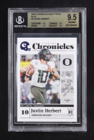 Justin Herbert 2020 Chronicles Draft Picks Blue #5 RC (BGS 9.5) at PristineAuction.com