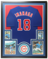 Shota Imanaga Signed Cubs Custom Framed Jersey Display (JSA) at PristineAuction.com