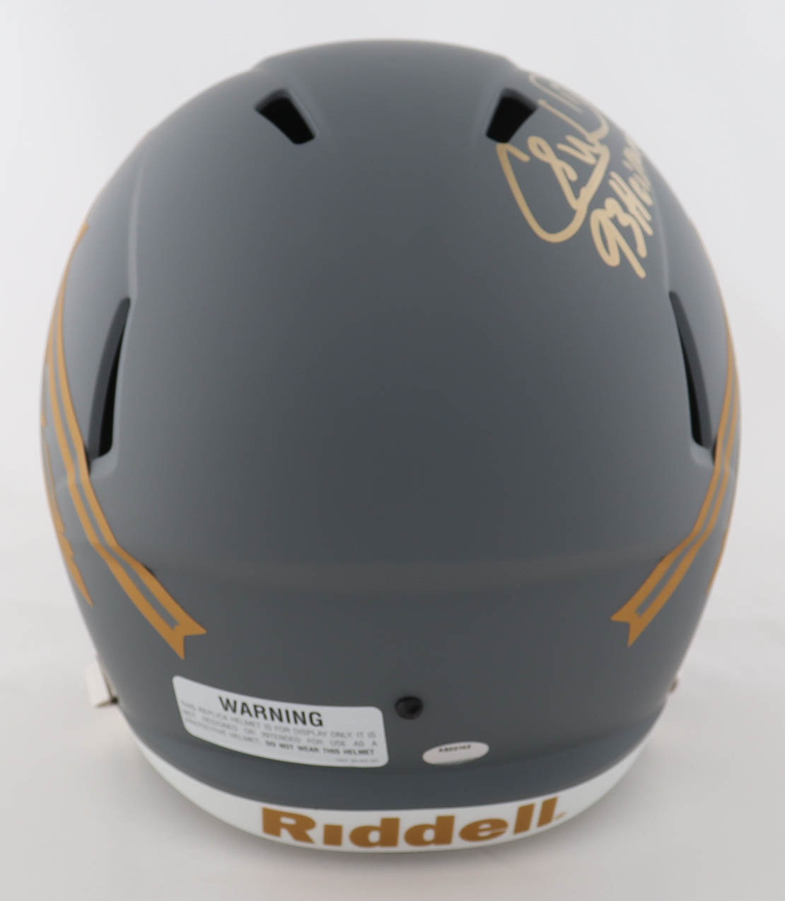 Charlie Ward Signed Florida State Seminoles Full-Size Slate Alternate Speed Helmet Inscribed "93 Heisman" (Schwartz) at PristineAuction.com Charlie Ward Signed Florida State Seminoles Full-Size Slate Alternate Speed Helmet Inscribed "93 Heisman" (Schwartz) at PristineAuction.com