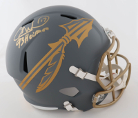 Charlie Ward Signed Florida State Seminoles Full-Size Slate Alternate Speed Helmet Inscribed "93 Heisman" (Schwartz) at PristineAuction.com