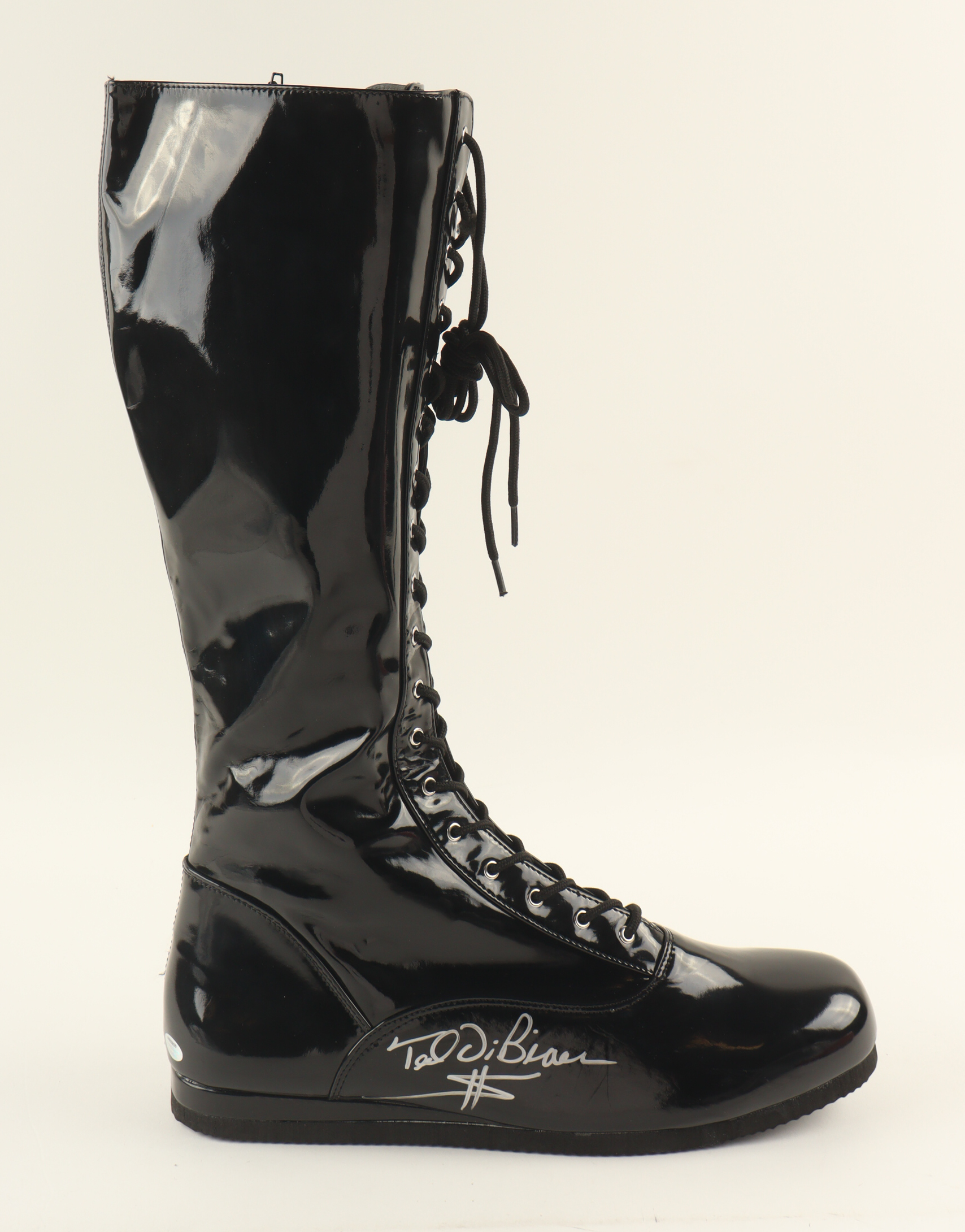 Ted DiBiase Signed Wrestling Boot (Schwartz) at PristineAuction.com Ted DiBiase Signed Wrestling Boot (Schwartz) at PristineAuction.com