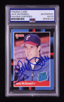 Jack McDowell Signed 1988 Donruss Rated Rookie #47 RC (PSA Authentic) at PristineAuction.com