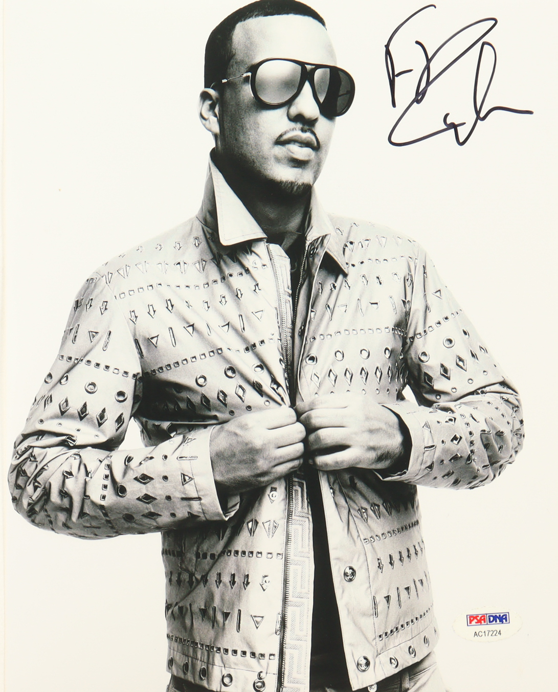French Montana Signed 8x10 Photo (Beckett) at PristineAuction.com French Montana Signed 8x10 Photo (Beckett) at PristineAuction.com