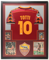 Francesco Totti Signed Roma Custom Framed Jersey Display (Beckett) at PristineAuction.com
