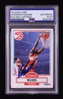 Dominique Wilkins Signed 1990-91 Fleer #6 (PSA Authentic) at PristineAuction.com