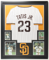 Fernando Tatis Jr. Signed Padres Custom Framed Jersey Display (JSA) at PristineAuction.com