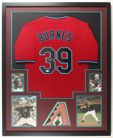 Corbin Burnes Signed Diamondbacks Custom Framed Jersey Display (JSA) at PristineAuction.com