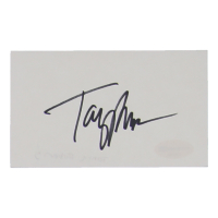 Tanya Roberts Signed 3x5 Cut (ACOA) at PristineAuction.com