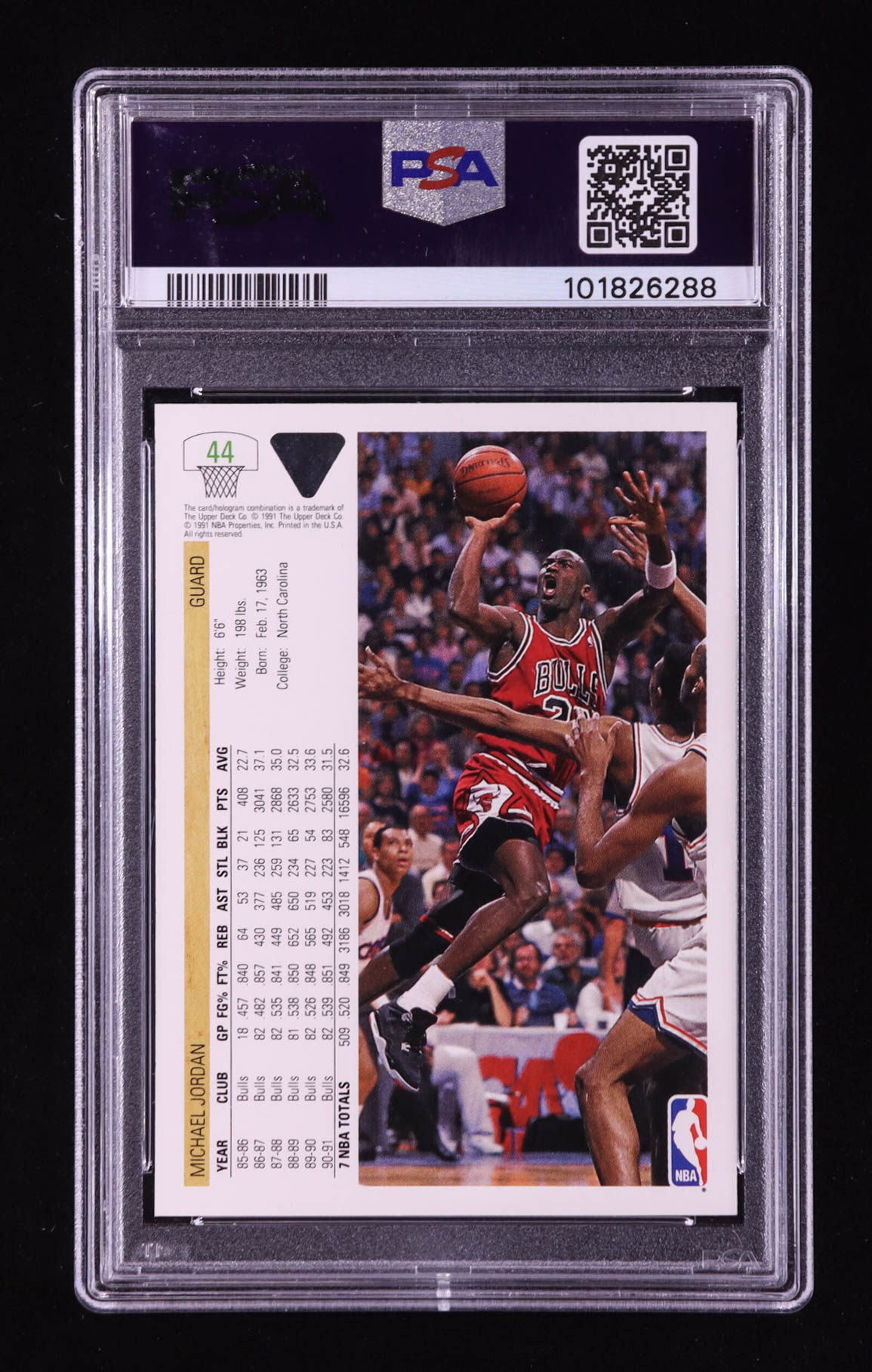 Michael Jordan 1991-92 Upper Deck #44 (PSA 10) at PristineAuction.com Michael Jordan 1991-92 Upper Deck #44 (PSA 10) at PristineAuction.com