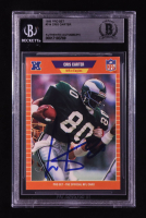 Cris Carter Signed 1989 Pro Set #314 RC (BGS) at PristineAuction.com