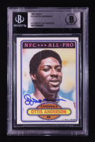 Ottis Anderson Signed 1980 Topps #170 RC (BGS) at PristineAuction.com