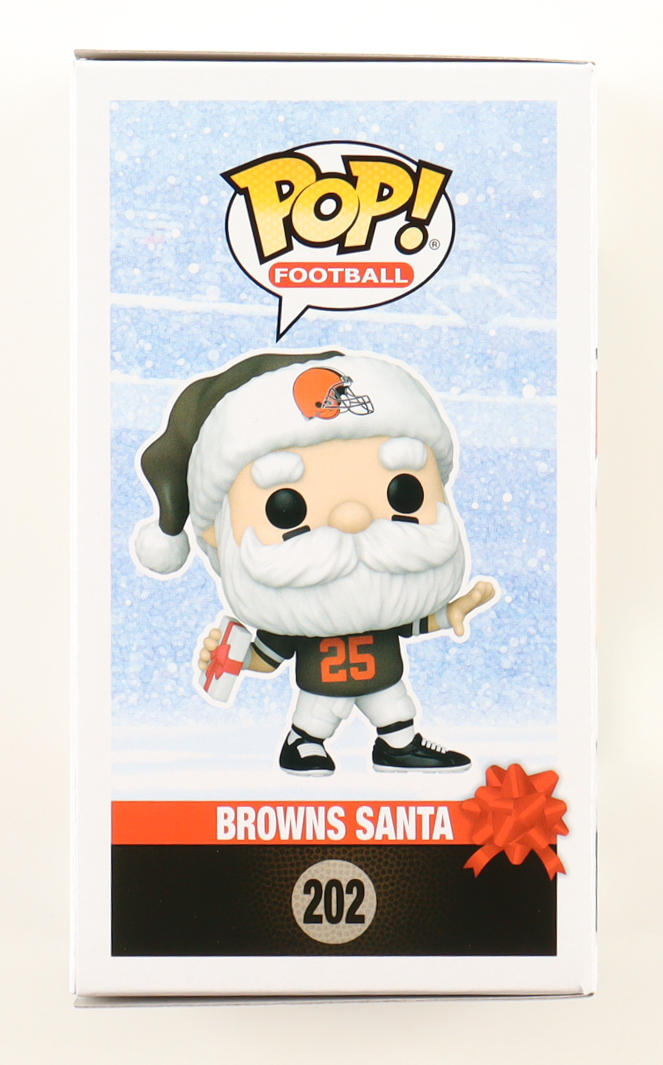 Joe Thomas Signed Browns #202 Browns Santa Funko Pop! Vinyl Figure (Schwartz) at PristineAuction.com Joe Thomas Signed Browns #202 Browns Santa Funko Pop! Vinyl Figure (Schwartz) at PristineAuction.com