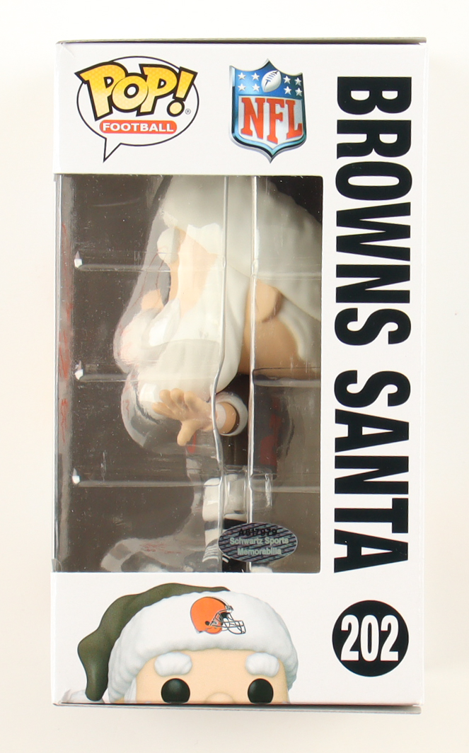 Joe Thomas Signed Browns #202 Browns Santa Funko Pop! Vinyl Figure (Schwartz) at PristineAuction.com Joe Thomas Signed Browns #202 Browns Santa Funko Pop! Vinyl Figure (Schwartz) at PristineAuction.com