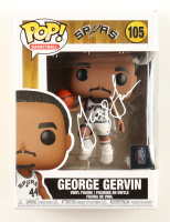 George Gervin Signed Spurs #105 Funko Pop! Vinyl Figure (Schwartz) at PristineAuction.com