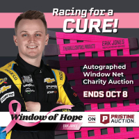 Window of Hope: Justin Haley Signed #7 Driver Window Net at PristineAuction.com