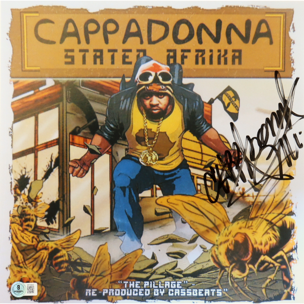 Cappadonna Signed "Staten Afrika" 12x12 Photo (Beckett) at PristineAuction.com