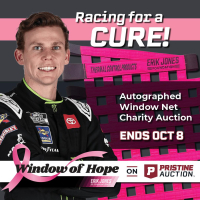 Window of Hope: Riley Herbst Signed #35 Driver Window Net at PristineAuction.com