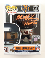 Mike Singletary Signed Bears #218 Mike Singletary Funko Pop! Vinyl Figure Inscribed "HOF 98" (Schwartz) at PristineAuction.com