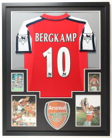 Dennis Bergkamp Signed Arsenal Custom Framed Jersey Display (Beckett) at PristineAuction.com
