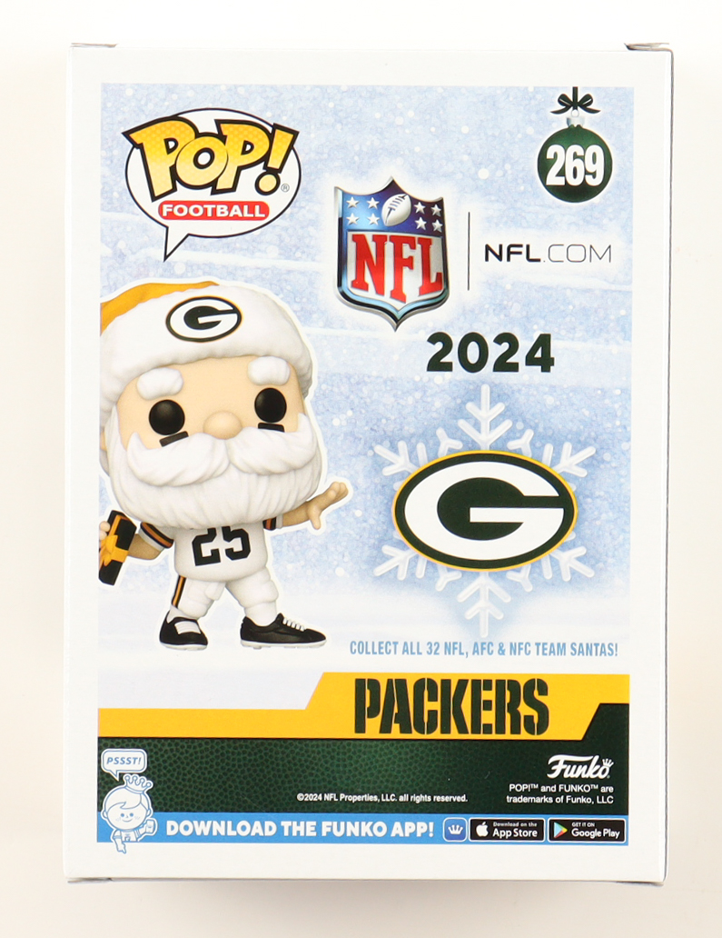 Eddie Lacy Signed Packers #269 Packers Santa Funko Pop! Vinyl Figure (Schwartz) at PristineAuction.com Eddie Lacy Signed Packers #269 Packers Santa Funko Pop! Vinyl Figure (Schwartz) at PristineAuction.com