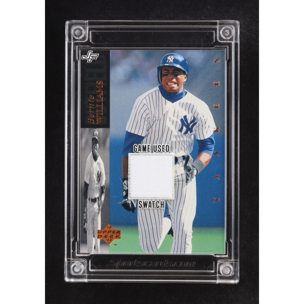 Bernie Williams 2024 Jersey Fusion Game Used Swatch #BW96 at PristineAuction.com