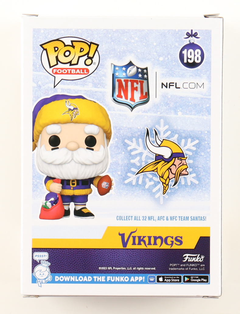 Paul Krause Signed Vikings #198 Vikings Santa Funko Pop! Vinyl Figure Inscribed "HOF 98" (Schwartz) at PristineAuction.com Paul Krause Signed Vikings #198 Vikings Santa Funko Pop! Vinyl Figure Inscribed "HOF 98" (Schwartz) at PristineAuction.com