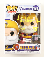 Paul Krause Signed Vikings #198 Vikings Santa Funko Pop! Vinyl Figure Inscribed "HOF 98" (Schwartz) at PristineAuction.com