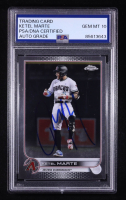Ketel Marte Signed 2022 Topps Chrome #124 (PSA Authentic | Auto 10) at PristineAuction.com