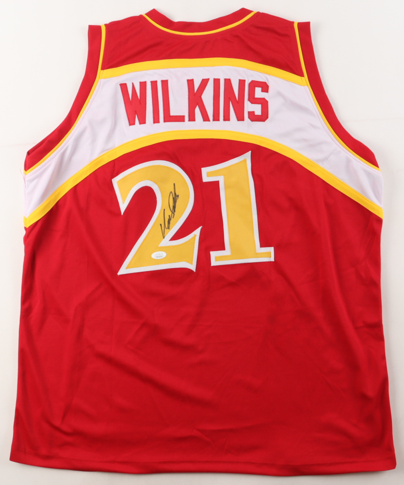 Dominique Wilkins Signed Jersey (JSA) at PristineAuction.com Dominique Wilkins Signed Jersey (JSA) at PristineAuction.com