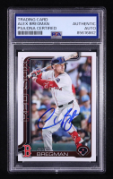 Alex Bregman Signed 2025 Topps #583 (PSA Authentic) at PristineAuction.com