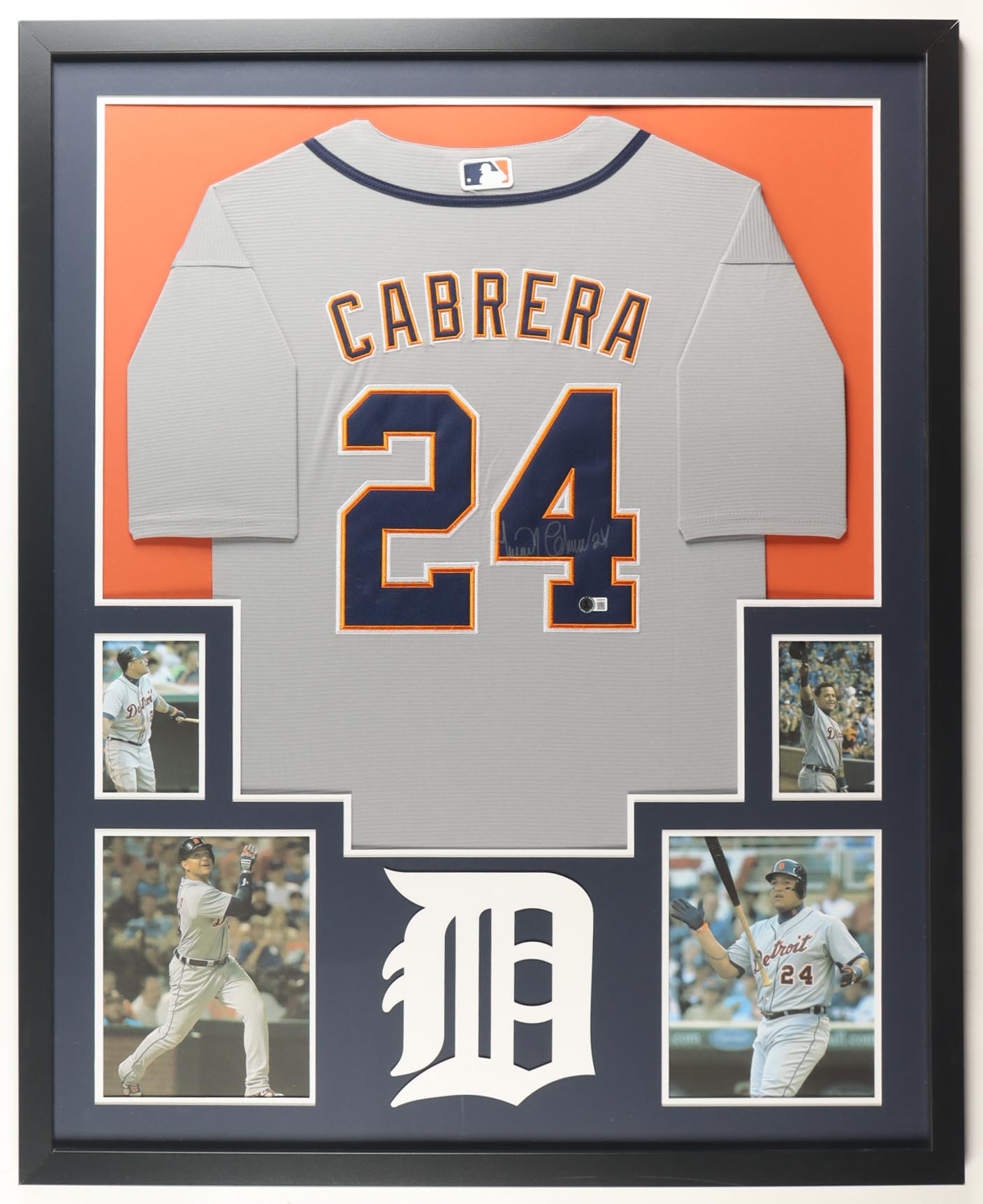 Miguel Cabrera Signed Tigers Custom Framed Jersey Display (Beckett) at PristineAuction.com Miguel Cabrera Signed Tigers Custom Framed Jersey Display (Beckett) at PristineAuction.com