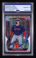 Roman Anthony Signed 2023 Bowman Chrome Mega Box Prospects #BCP71 RC (PSA Authentic | Auto 10) at PristineAuction.com