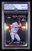 Roman Anthony Signed 2024 Topps Pro Debut Chrome #PDC39 RC (PSA Authentic | Auto 10) at PristineAuction.com