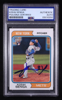 Kodai Senga Signed 2023 Topps Heritage #622 RC (PSA Authentic) at PristineAuction.com