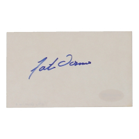Fats Domino Signed 3x5 Cut (ACOA) at PristineAuction.com