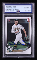 Jacob Wilson Signed 2025 Bowman #9 RC (PSA Authentic | Auto 10) at PristineAuction.com