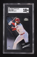 Jo Adell 2021 Topps Chrome Black Refractor #10 RC #168/199 (SGC 10) at PristineAuction.com