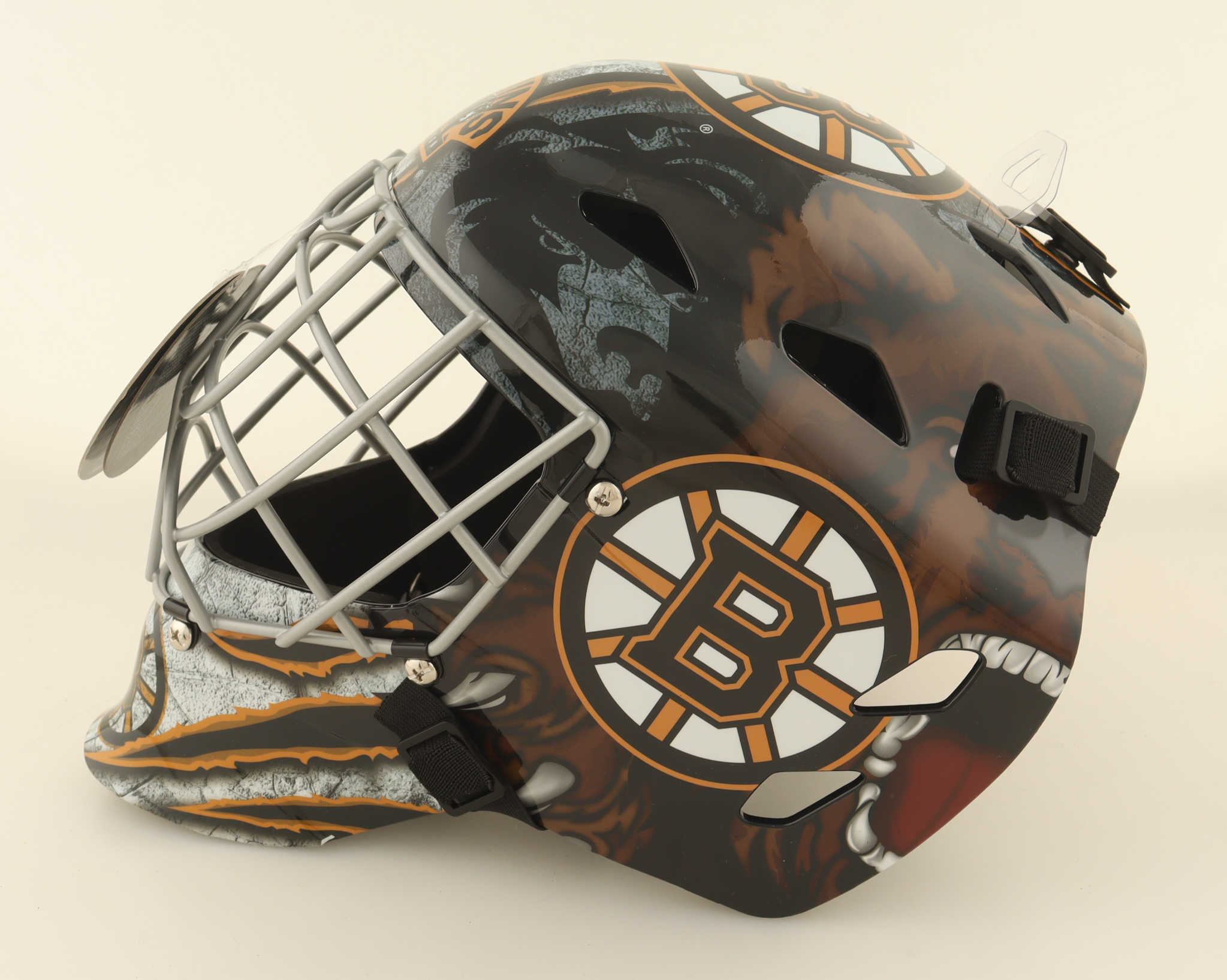 Gerry Cheevers Signed Bruins Full-Size Goalie Mask Inscribed "The Mask" (Schwartz) at PristineAuction.com Gerry Cheevers Signed Bruins Full-Size Goalie Mask Inscribed "The Mask" (Schwartz) at PristineAuction.com