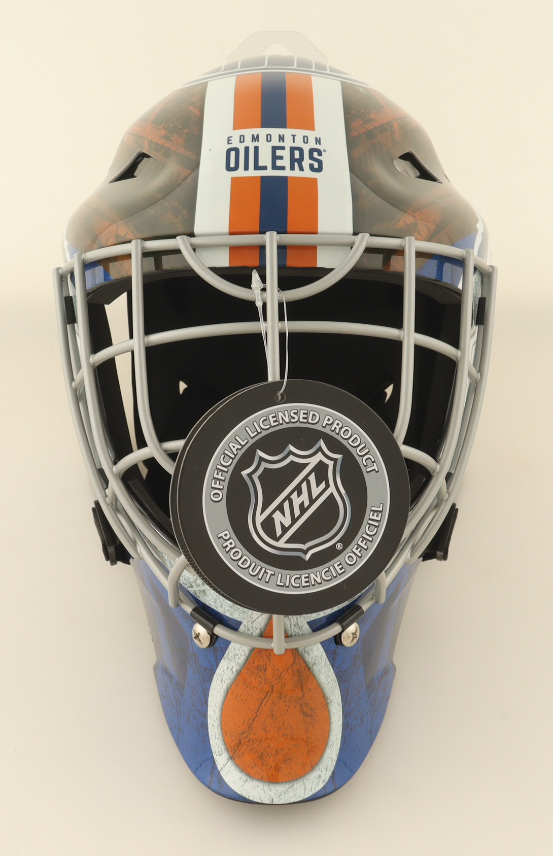 Grant Fuhr Signed Oilers Full-Size Goalie Mask Inscribed "HOF 03" (Schwartz) at PristineAuction.com Grant Fuhr Signed Oilers Full-Size Goalie Mask Inscribed "HOF 03" (Schwartz) at PristineAuction.com