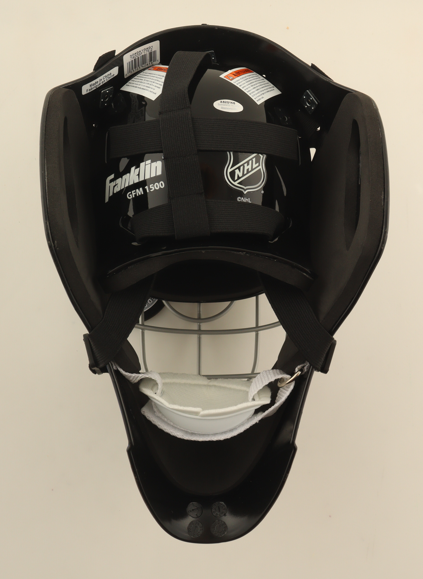 Grant Fuhr Signed Oilers Full-Size Goalie Mask Inscribed "HOF 03" (Schwartz) at PristineAuction.com Grant Fuhr Signed Oilers Full-Size Goalie Mask Inscribed "HOF 03" (Schwartz) at PristineAuction.com