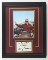 Bobby Bowden Signed FSU Seminoles Custom Framed Index Card Display Inscribed "To Rick and Grant Go 'Noles!" (JSA) at PristineAuction.com