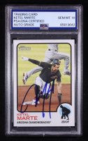 Ketel Marte Signed 2022 Topps Heritage #163 (PSA Authentic | Auto 10) at PristineAuction.com