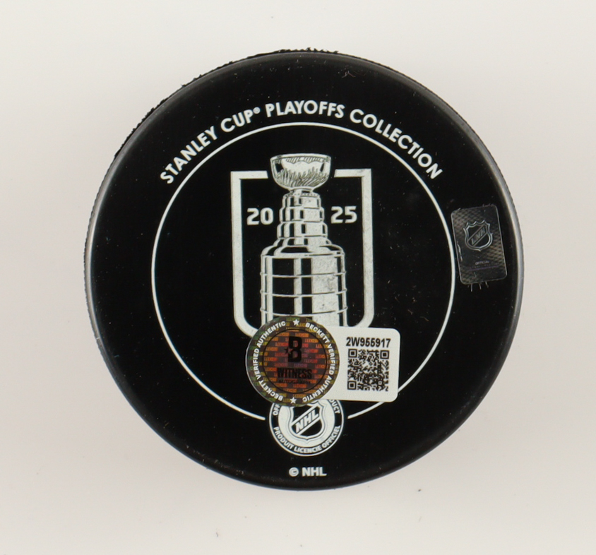 Aleksander Barkov Signed Panthers 2025 Stanley Cup Champions Logo Hockey Puck (Beckett) at PristineAuction.com Aleksander Barkov Signed Panthers 2025 Stanley Cup Champions Logo Hockey Puck (Beckett) at PristineAuction.com