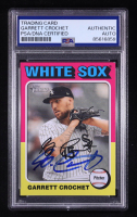 Garrett Crochet Signed 2024 Topps Heritage #627 (PSA Authentic) at PristineAuction.com