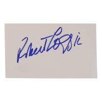 Robert Loggia Signed 3x5 Cut (ACOA) at PristineAuction.com